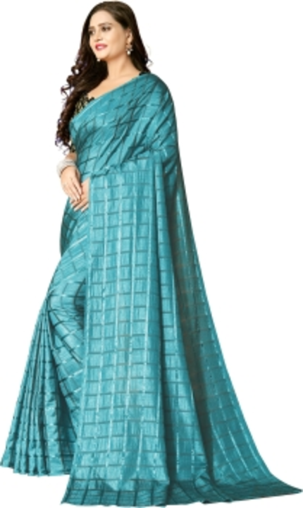 Checkered Daily Wear Art Silk Saree
 uploaded by business on 1/23/2023