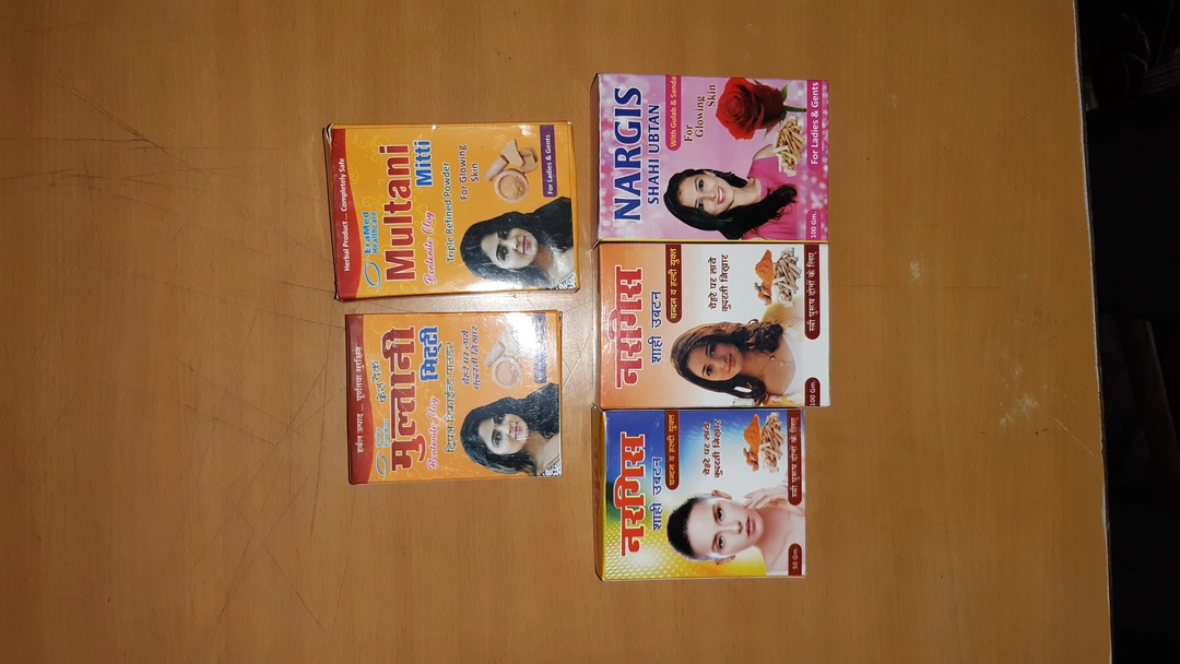 Nargis Ubtan 50 & 100 GM as well as Multani mitti 50 & 100 gms  uploaded by EraMed HealthCare cosmetic on 1/23/2023