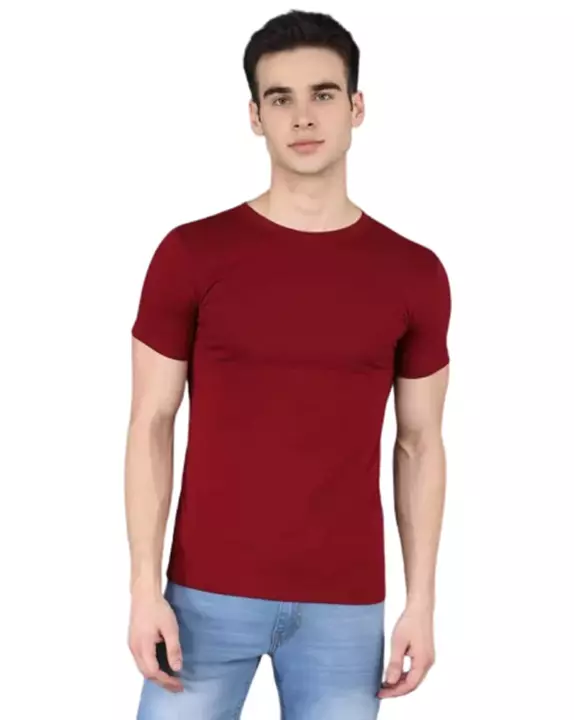 Half sleeve plen tshirt  uploaded by Kpadiya shop on 1/23/2023