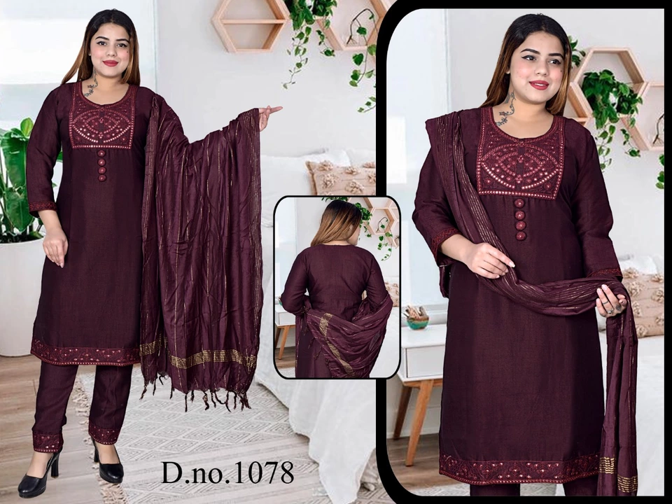 pant set with duppatta uploaded by Lazina Collection on 1/23/2023
