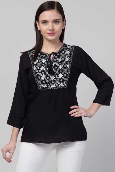 Rayon embroidery top 500 shipping free uploaded by Aashi collection hub on 2/15/2021