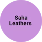 Business logo of Saha leathers