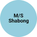Business logo of M/s Shabong