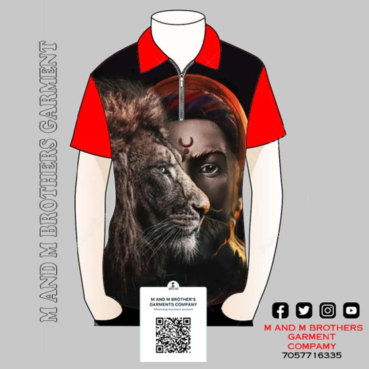 Shivaji Maharaj t shirts  uploaded by M AND M BROTHER'S GARMENTS MANUFACTURING on 1/23/2023