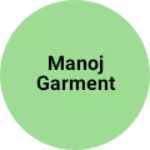 Business logo of Manoj garment