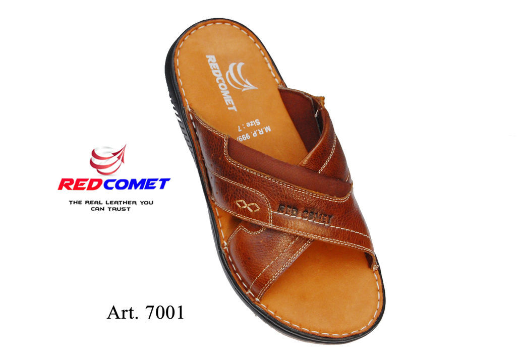 Red Comet slippers (Leather) uploaded by R.K.LEATHER GOODS on 2/15/2021