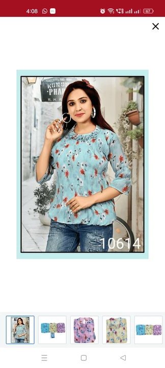 Factory Store Images of Weston tops and kurti