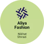 Business logo of Aliya fashion house