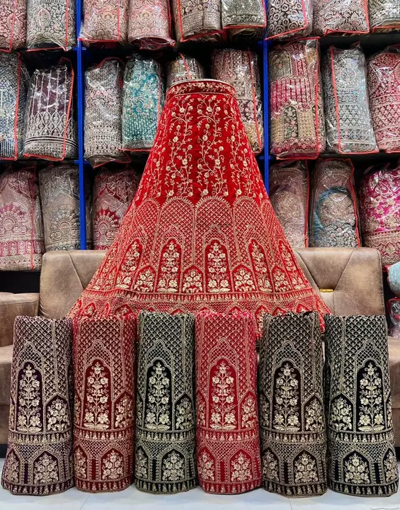 Wedding lehnga  uploaded by Shree Vinayak Textiles on 1/24/2023