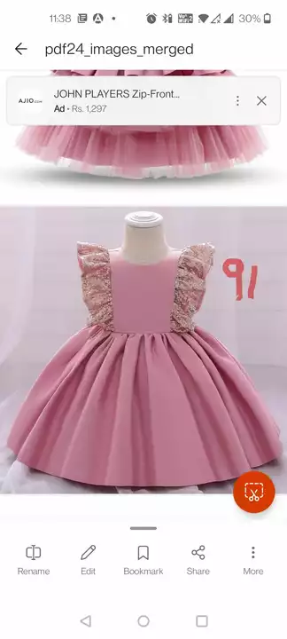 Kid's gown  uploaded by ROSHNI ENTERPRISES on 1/24/2023