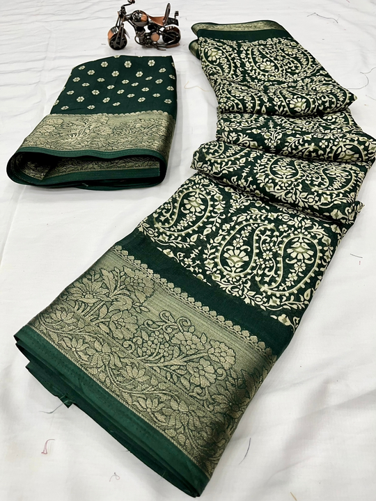 Dola Silk Saree uploaded by Gulmahor Collection on 1/24/2023