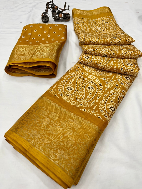 Dola Silk Saree uploaded by Gulmahor Collection on 1/24/2023