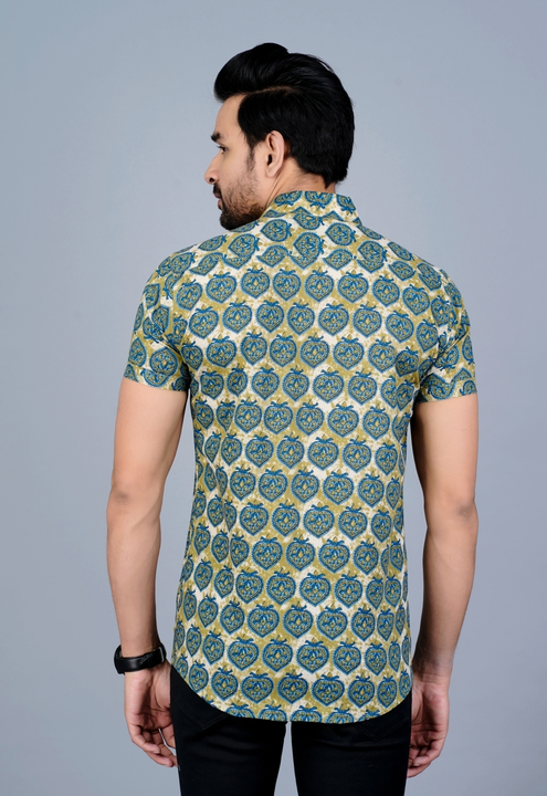 *Sanganeri printed cotton half sleeves Shirt uploaded by JAIPURI FASHION HUB on 1/24/2023