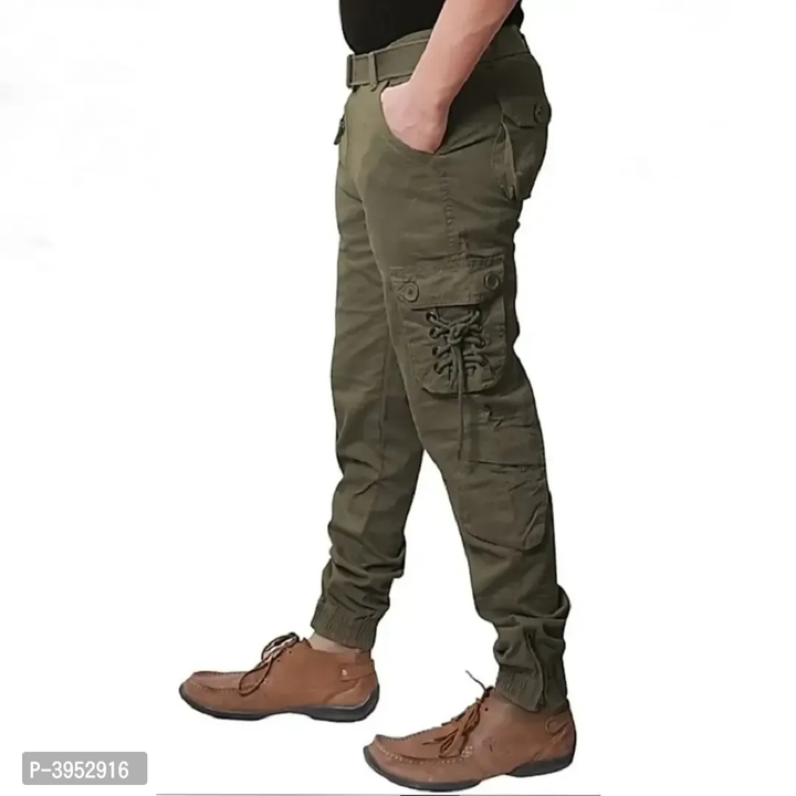 Classic Cotton Solid Cargos for Men uploaded by RARGROUP  on 1/24/2023