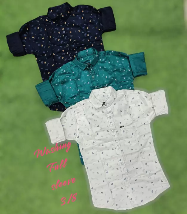 Product image with price: Rs. 190, ID: shartine-full-sleeve-kids-shirts-3-10-eb197d79