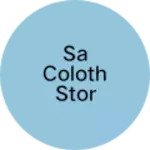 Business logo of SA coloth stor