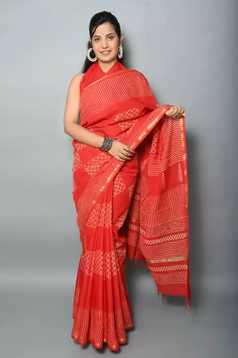 Chanderi cotton silk saree  uploaded by business on 1/24/2023