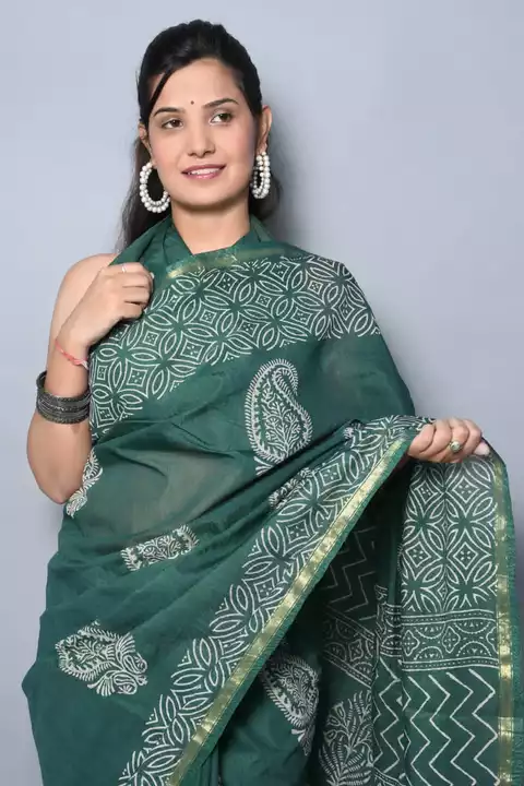 Chanderi cotton silk saree  uploaded by business on 1/24/2023