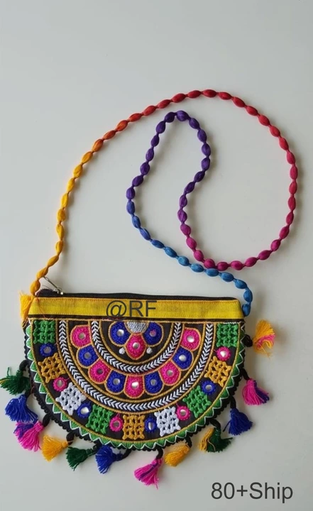 Kutchi handicrafts side purse 👜 uploaded by business on 1/24/2023