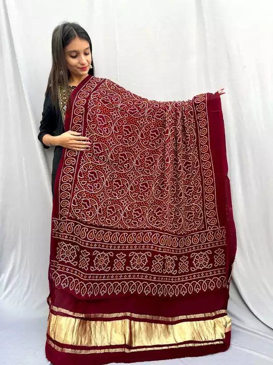 Product image of Pure Modaal silk dupatta available...print ..best quality....fast book...Rate....1300, price: Rs. 1300, ID: pure-modaal-silk-dupatta-available-print-best-quality-fast-book-rate-1300-2bf72fda