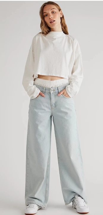 Girls Denim plazo jeans  uploaded by Prithvi garments on 5/29/2024