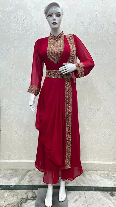 Order fast beautiful one piece saree dress im wholesale  uploaded by Setia traders on 5/28/2024