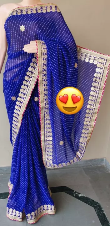 Jorjet gota Patti saree  uploaded by Rp collections on 1/24/2023