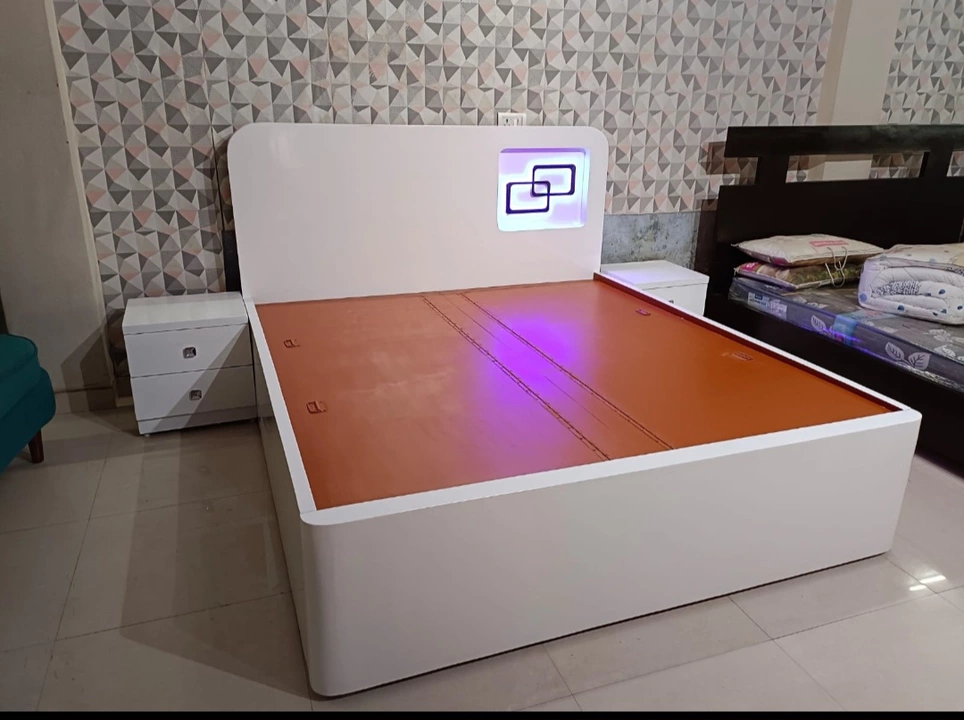 S S logo bed uploaded by Furniture factory Ghaziabad on 1/24/2023