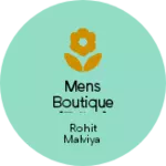 Business logo of mens boutique {tailor}