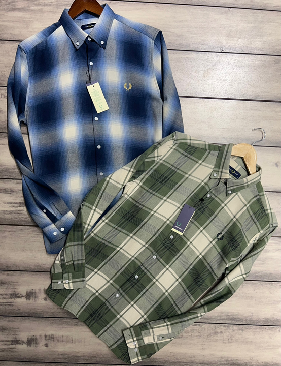 Fred Perry 
Flannel checks shirts 
100% cotton fabric 
S m l xl xxl 
1 2 2 2 1 
50 pcs set uploaded by Blackoff on 1/25/2023