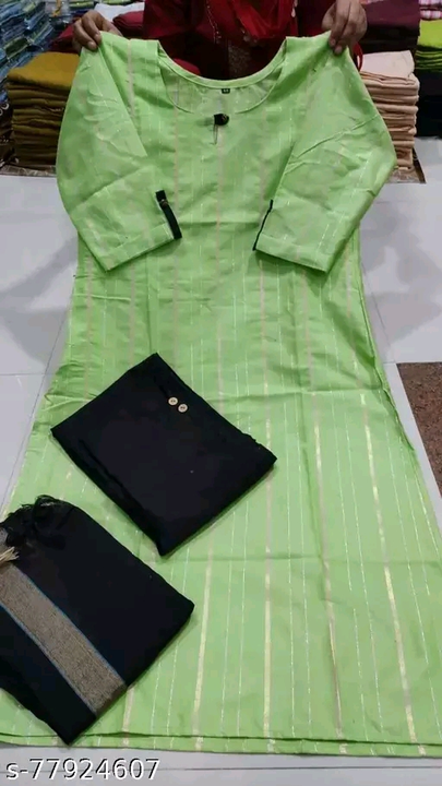 Post image kurti
Name: kurti
Kurta Fabric: Acrylic
Bottomwear Fabric: Acrylic
Fabric: Acrylic
Sleeve Length: Three-Quarter Sleeves
Set Type: Kurta With Bottomwear