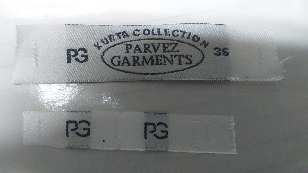 Woven Satin Label  uploaded by SHARMA LABEL HOUSE on 5/23/2024