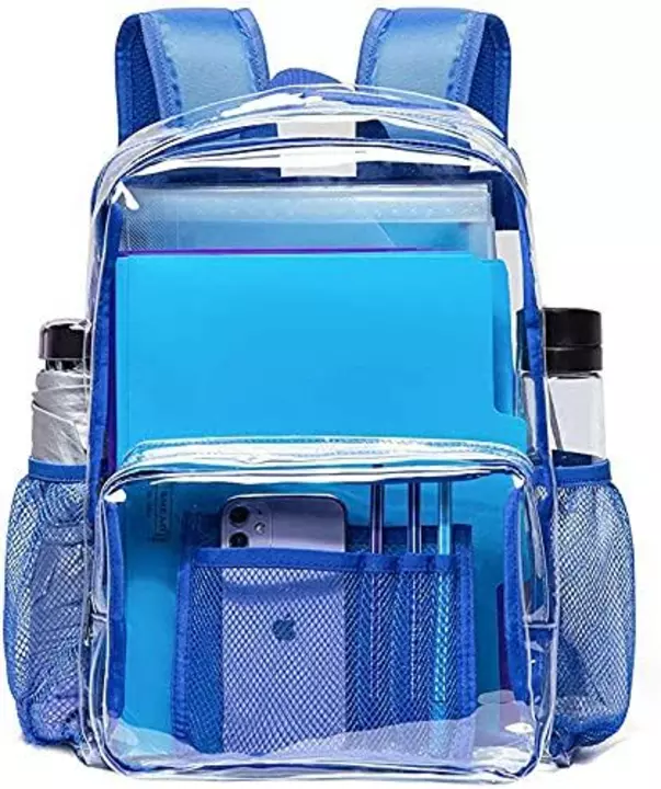 Transparent School bags for boys and girls USA based uploaded by RR hub on 1/25/2023