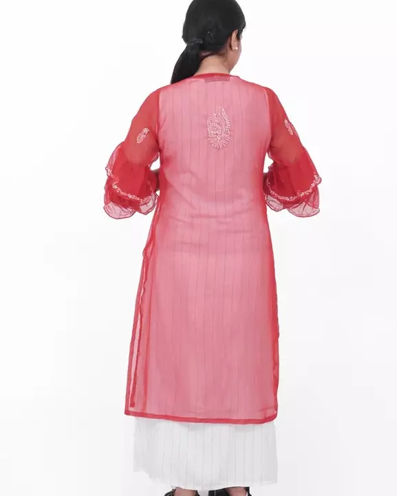 Lucknowi Chikankari Shrug. Handmade Embroidery.   uploaded by Purane Lucknowi on 1/25/2023