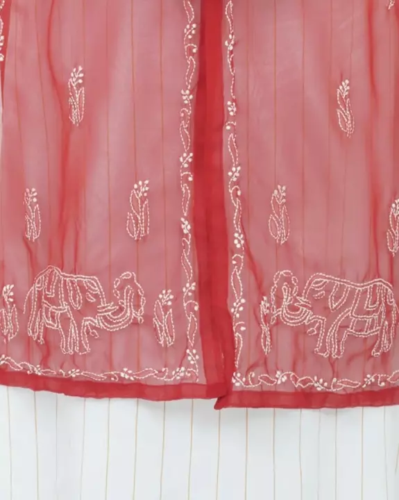 Lucknowi Chikankari Shrug. Handmade Embroidery.   uploaded by Purane Lucknowi on 1/25/2023