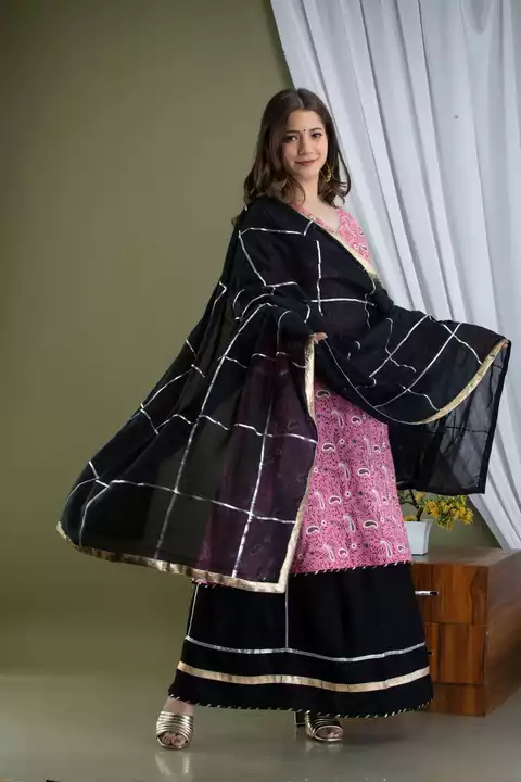 Kurti with skirt and dupatta  uploaded by KIRAN ETHNIC HANDICRAFTS on 1/25/2023