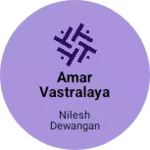 Business logo of Amar vastralaya