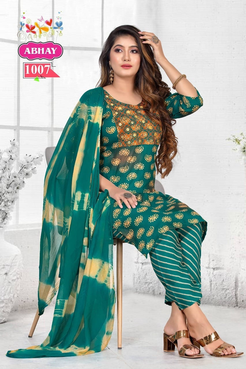 Kurti Pant with dupatta for women  uploaded by Fashionvalley dresses on 1/25/2023