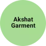 Business logo of Akshat garment