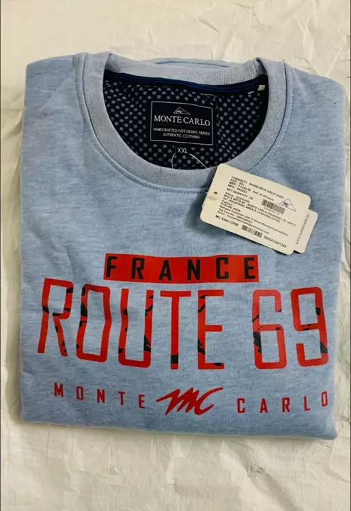 Monte Carlo sweatshirt  uploaded by JSB FASHIONS on 1/25/2023