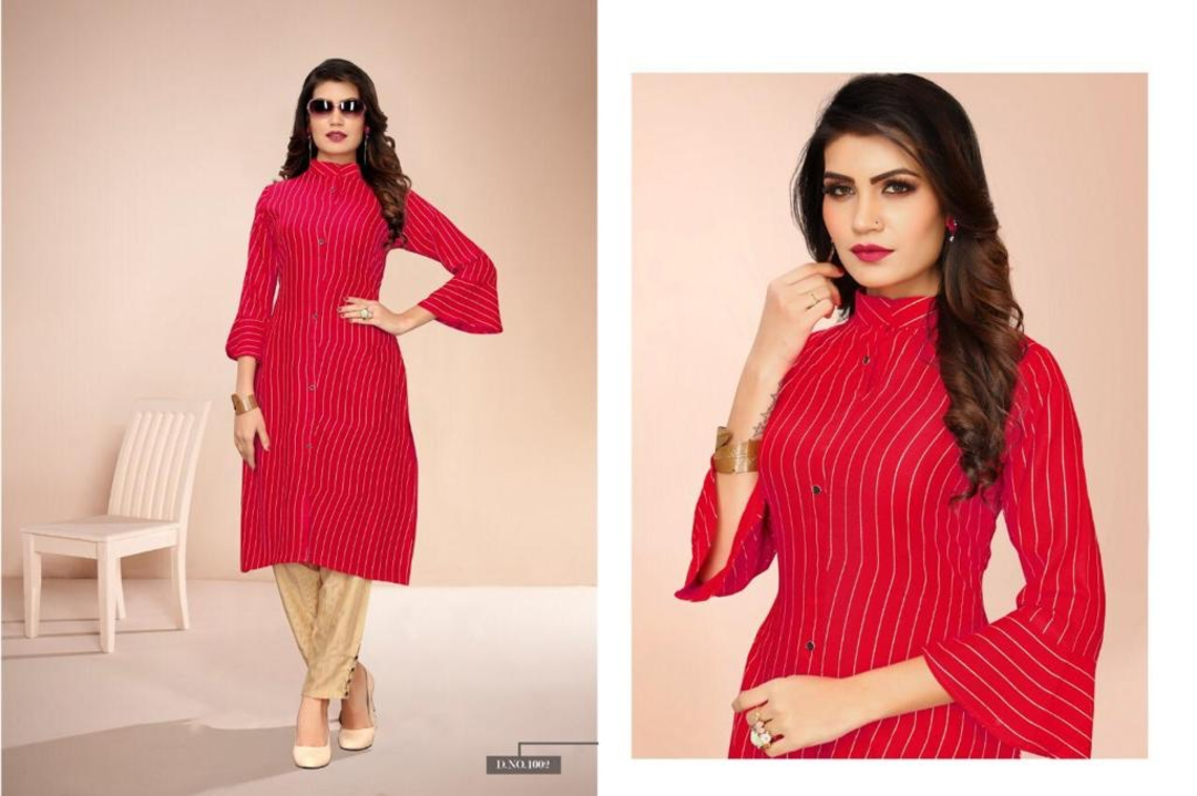 Rayon kurti Pant for women  uploaded by Fashionvalley dresses on 1/25/2023