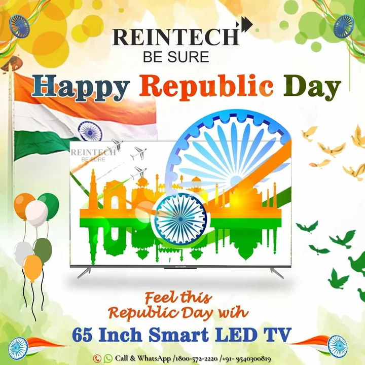 Reintech 65" inch led tv  uploaded by Reintech Electronics Pvt Ltd. on 5/28/2024