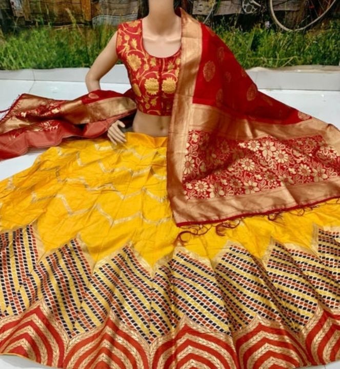 Post image Beautiful brocade silk lehnga set
Cod available
Free delivery
Contact on 8200351078