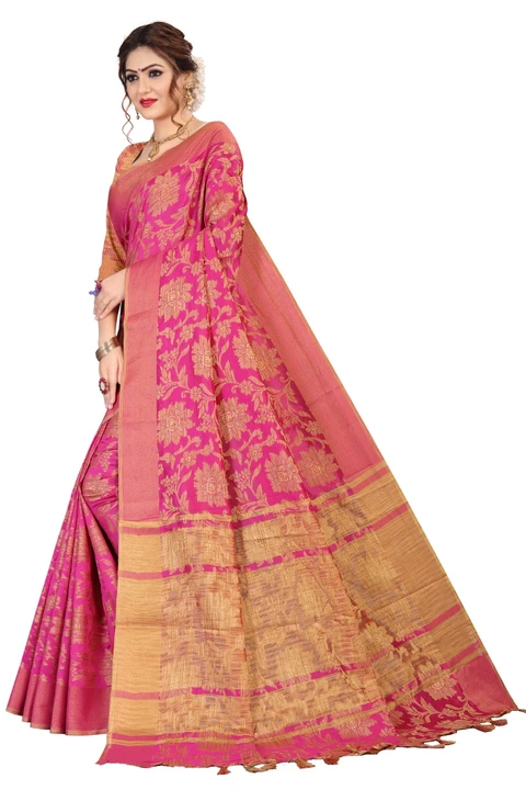 Banarsi silk saree uploaded by Raj textile on 1/25/2023