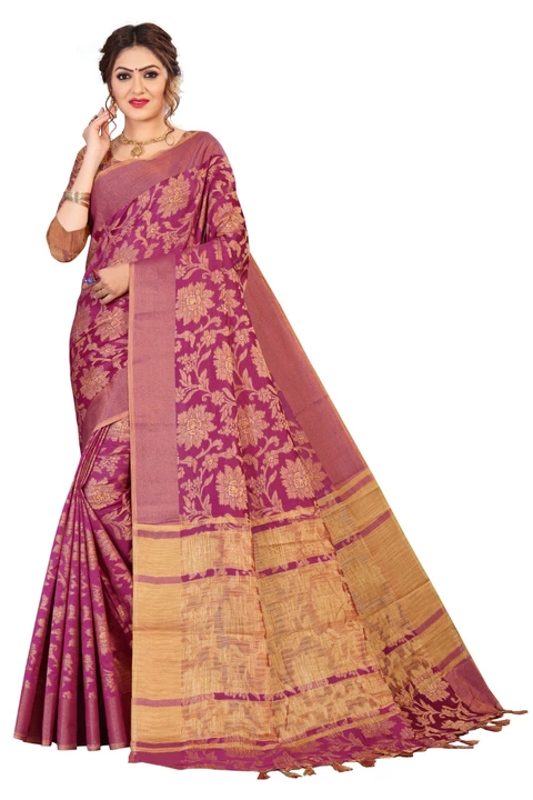 Banarsi silk saree uploaded by Raj textile on 1/25/2023