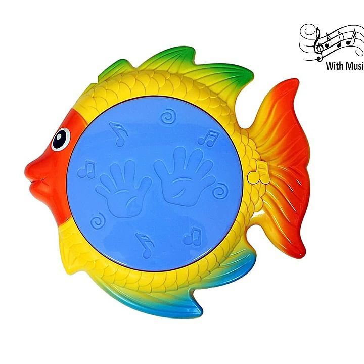 BabyGo Fish Hand Drum Toy for Baby with Light and Music uploaded by My Shop Prime on 7/6/2020