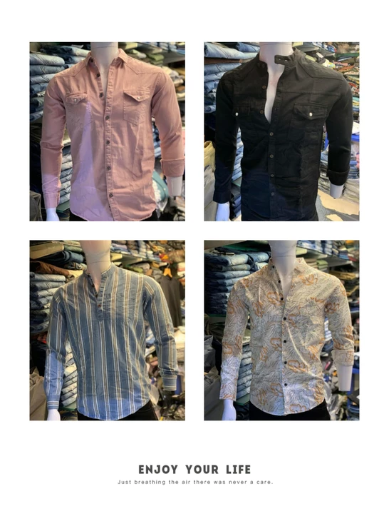 DESIGNER & CARGO SHIRTS ASSORTMENT  uploaded by KRAFT (jeans & casuals) on 1/25/2023