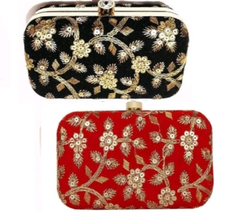 Post image Bridal collection
New embroidered party wear clutch combo 
Buy 1 get 1 free
Cod available
P 799
Free shipping