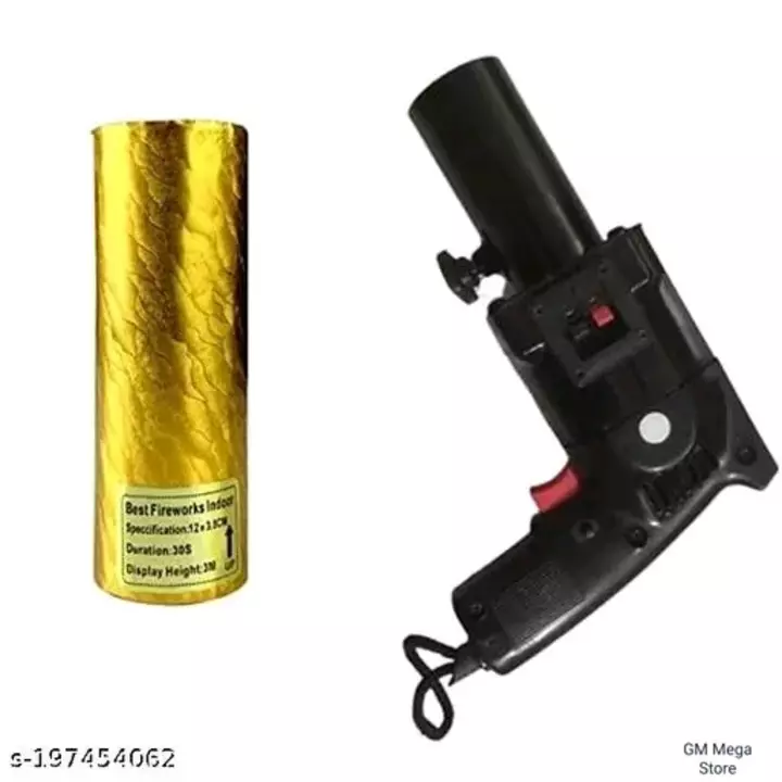 ATTRACTIVE HAND HELD SPARKLER GUN WITH 1 SPARKLE FOR PARTY CELEBRATION  uploaded by business on 1/25/2023