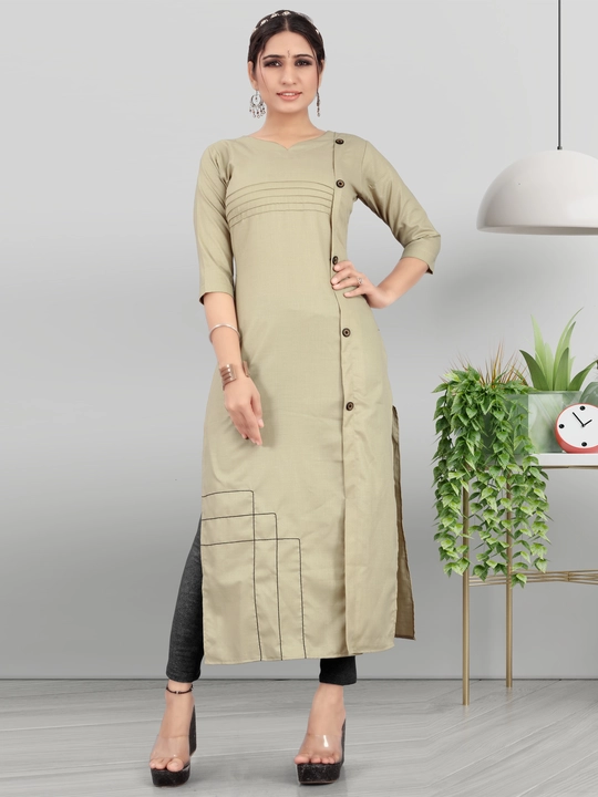 💖 Latest Designer Slub Cotton Kurti uploaded by Kriya Designer on 1/25/2023